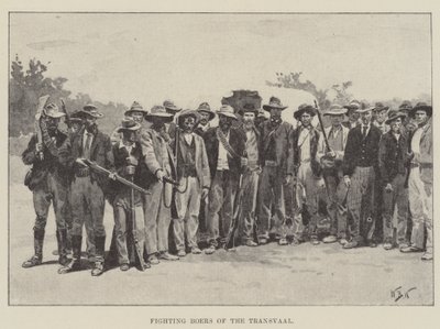 Vechtende Boeren van de Transvaal door William Barnes Wollen